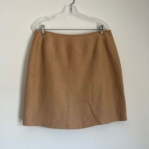 1990s Vintage Classic Tan Skirt